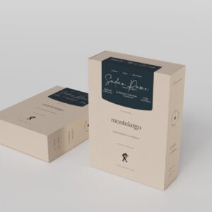 Caja de café Sudán Rumé de Montelargo, variedad natural de La Riviera, Colombia